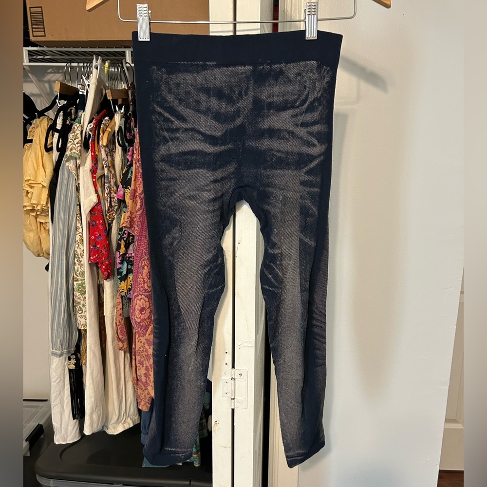 Mandee denim blue soft leggings